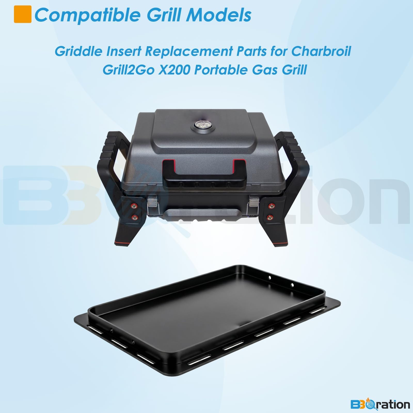 Amazon.com : Griddle Insert for Charbroil Grill2Go X200 TRU